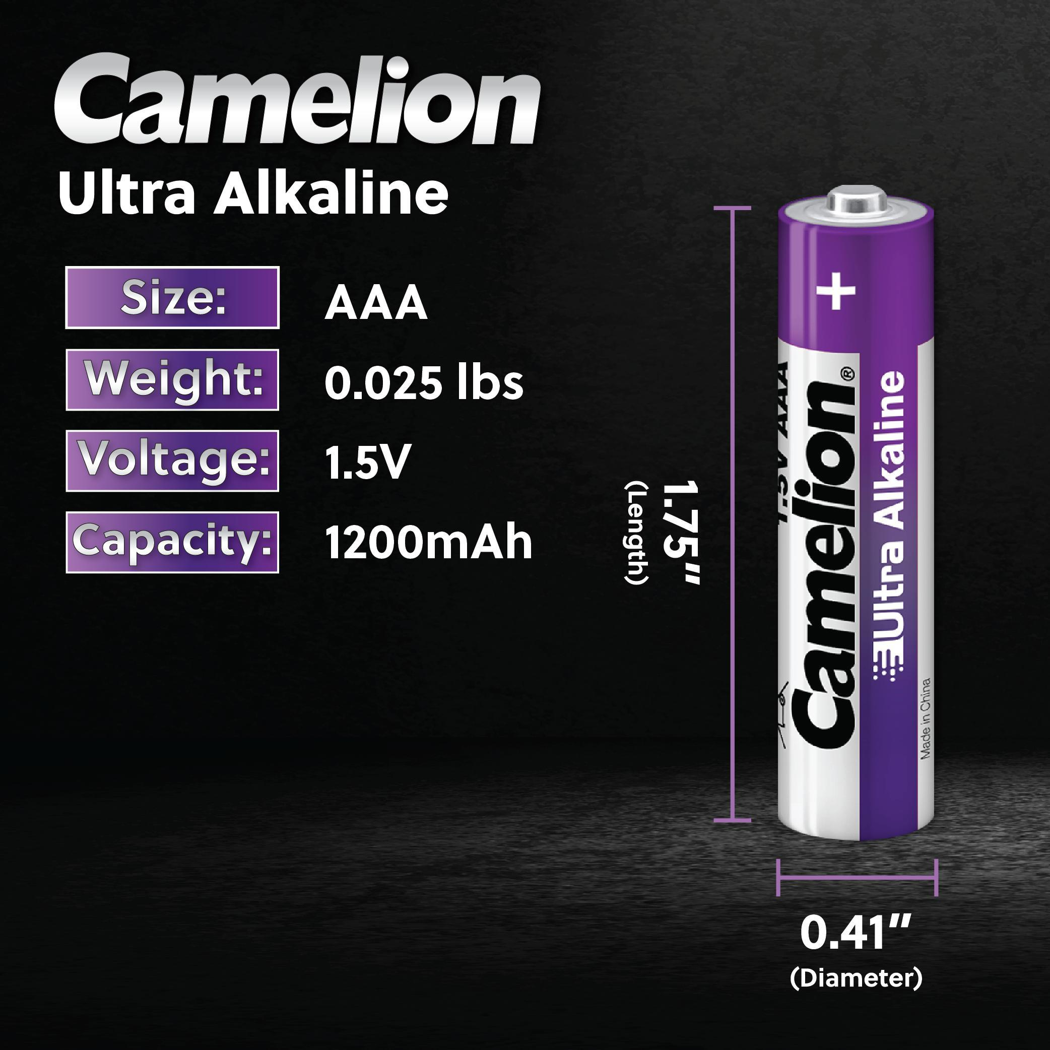 باتری نیم قلمی کملیون مدل Ultra Alkaline بسته چهار عددی - Image 5