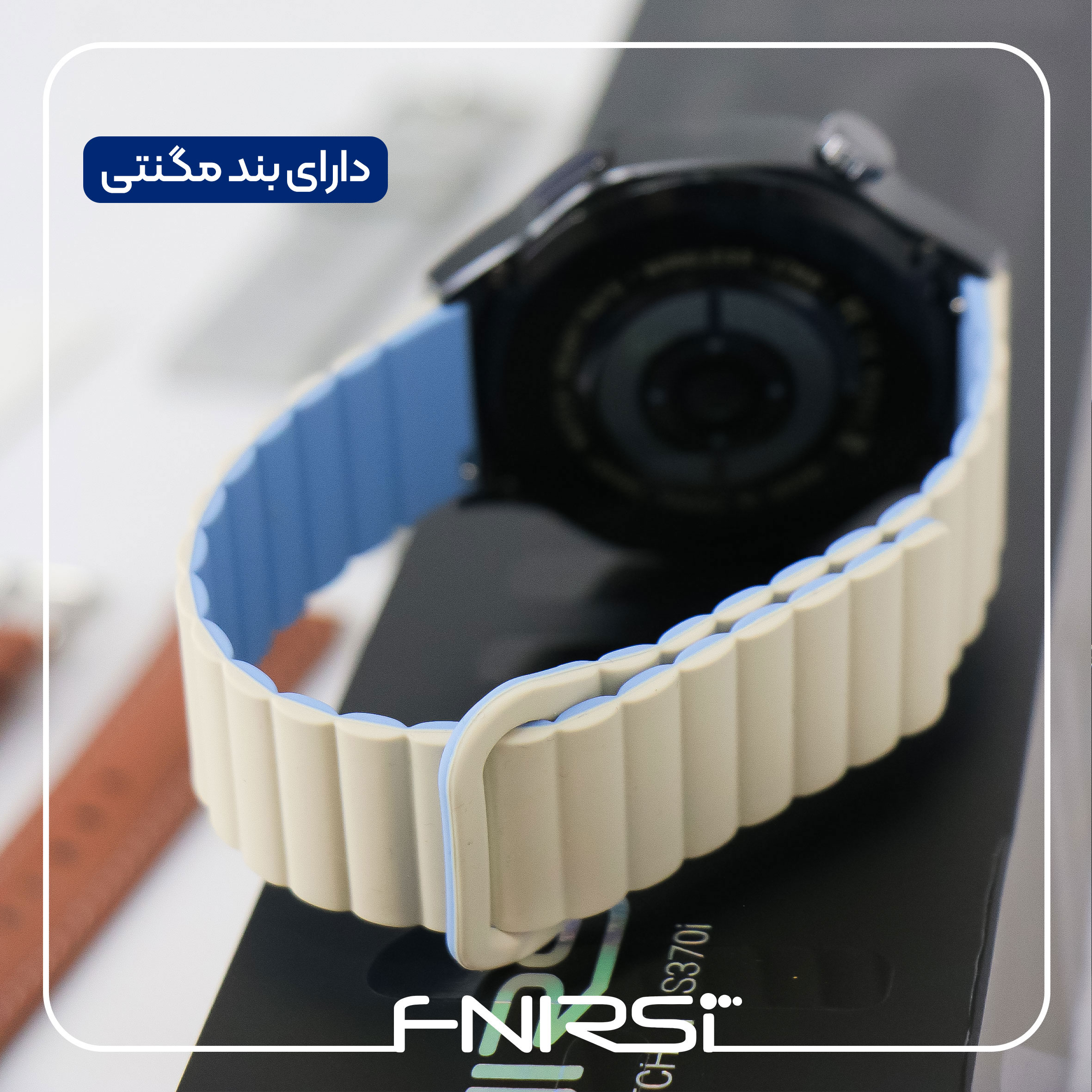 ساعت هوشمند 47 میلی متری فنیرسی مدل S370i با بند سیلیکونی - Image 20