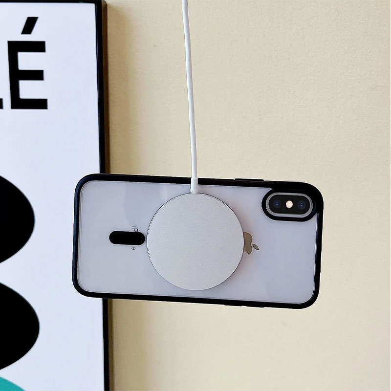کاور مسیر مدل Silicone Magnetic Magsafe مناسب برای گوشی موبایل اپل iPhone x xs - Image 2