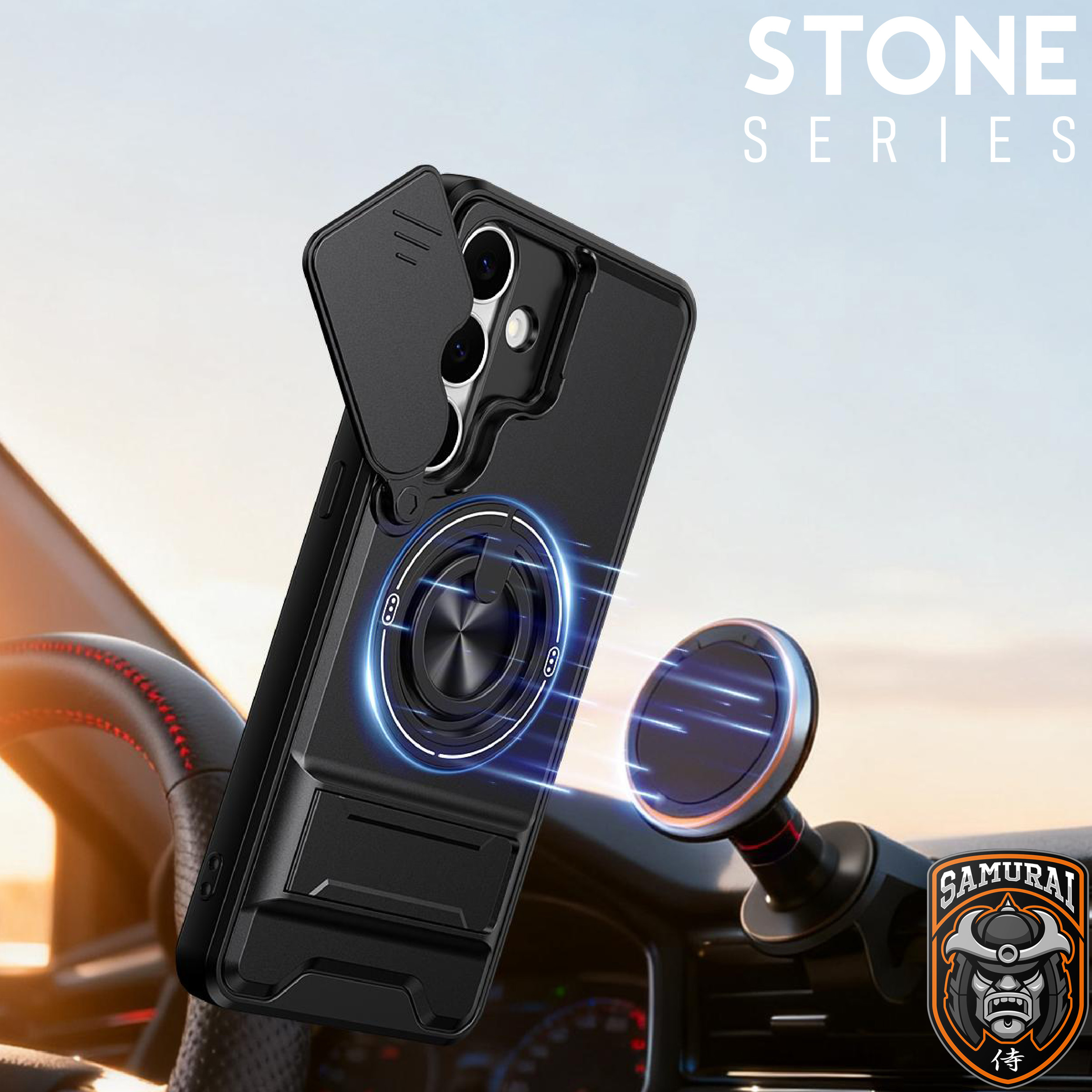 کاور سامورایی مدل Stone مناسب برای گوشی موبایل سامسونگ Galaxy S25 FE - Image 2