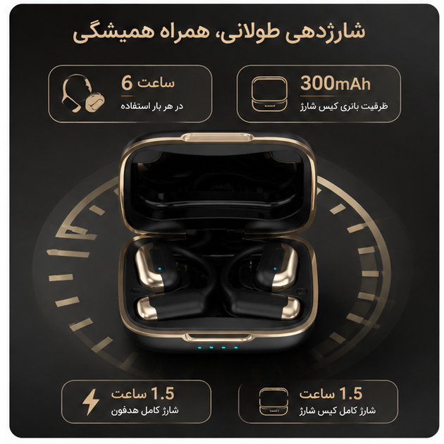 هدفون بلوتوثی مدل TWS - Image 10