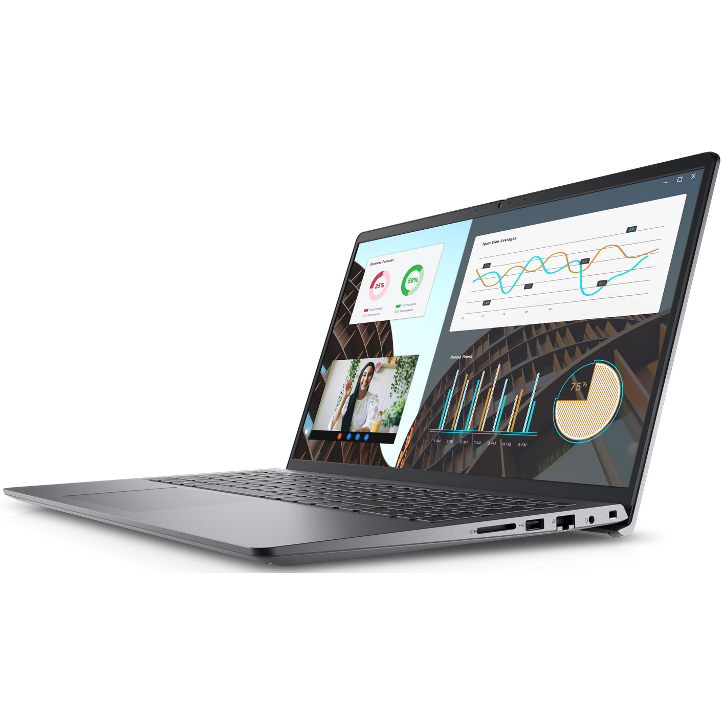 لپ تاپ 15.6 اینچی دل مدل Vostro 3530-i3 1305U-8GB DDR4 2666MHz-512GB SSD-IPS 120Hz - Image 5