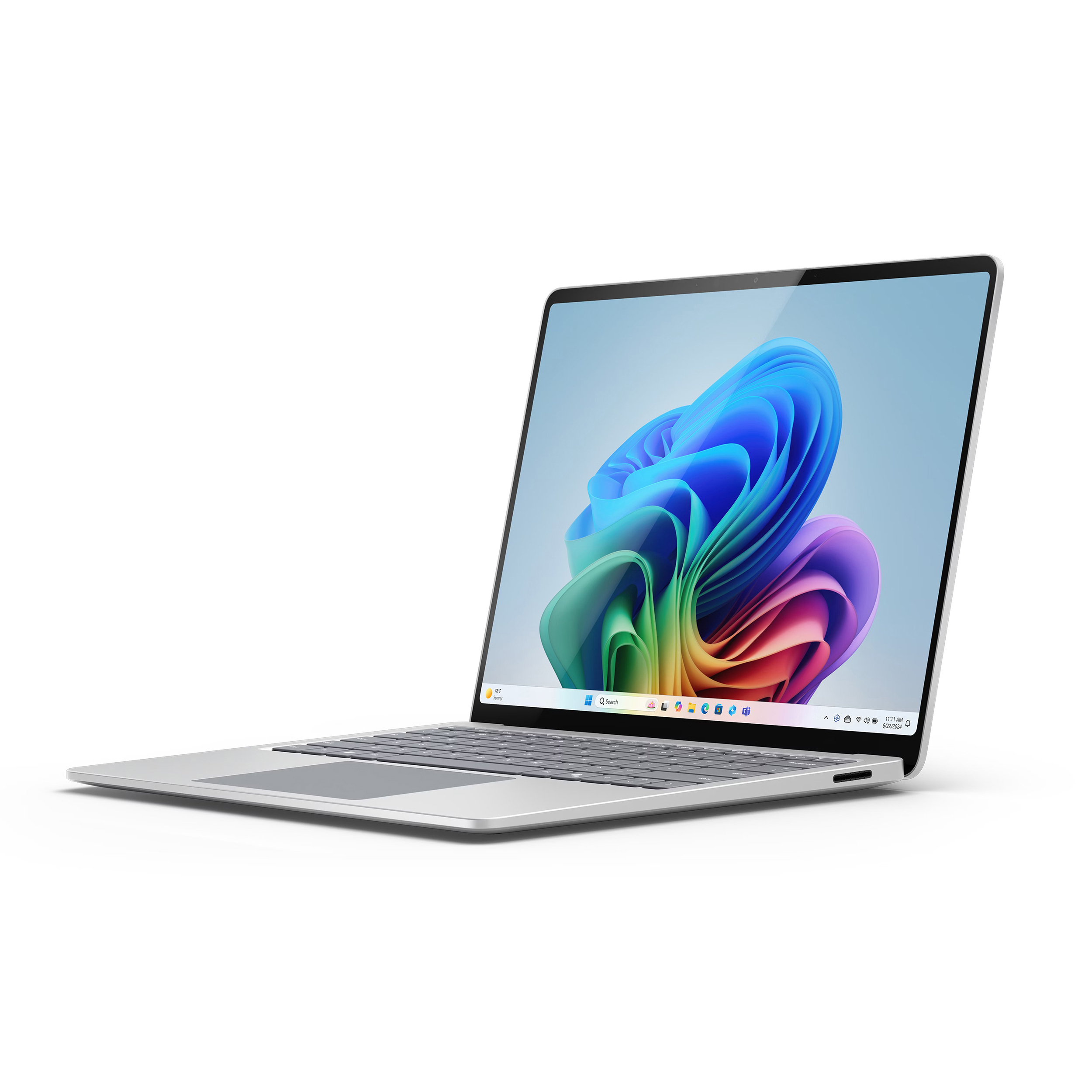 لپتاپ مایکروسافت مدل Surface Laptop 7 Copilot Plus PC با پردازنده Snapdragon X Plus، رم LPDDR5x 16GB، حافظه SSD با ظرفیت 256GB، نمایشگر لمسی 13.8 اینچ PixelSense Flow با نرخ بهروزرسانی 120Hz، دارای نور پسزمینه کیبورد - Image 5