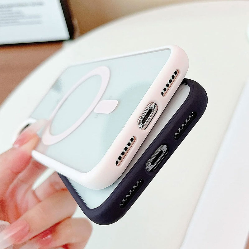 کاور مسیر مدل Silicone Magnetic Magsafe مناسب برای گوشی موبایل اپل iPhone x xs - Image 3