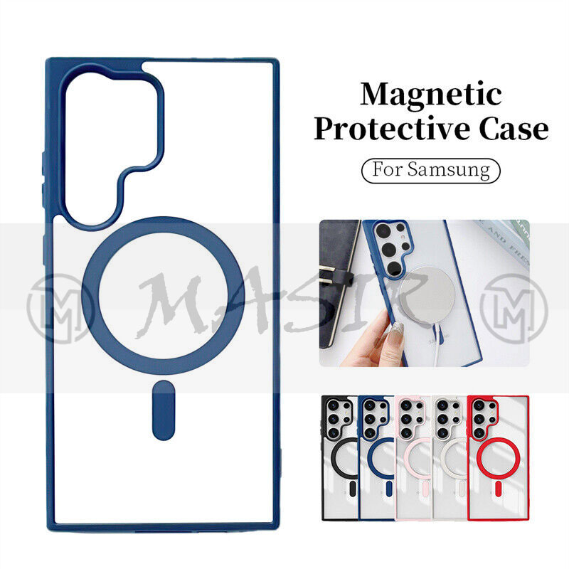 کاور مسیر مدل Silicone Magnetic Magsafe مناسب برای گوشی موبایل سامسونگ Galaxy S23 Ultra - Image 15