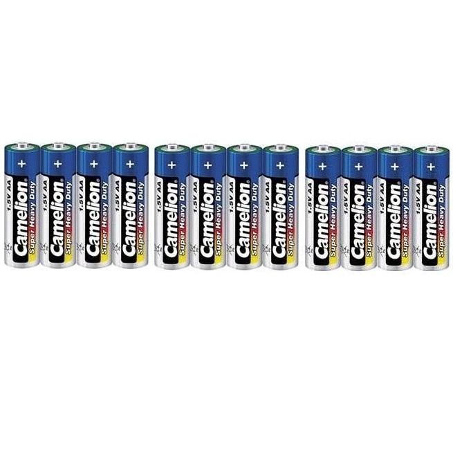 باتری قلمی کملیون مدل Super Heavy Duty بسته 12 عددی