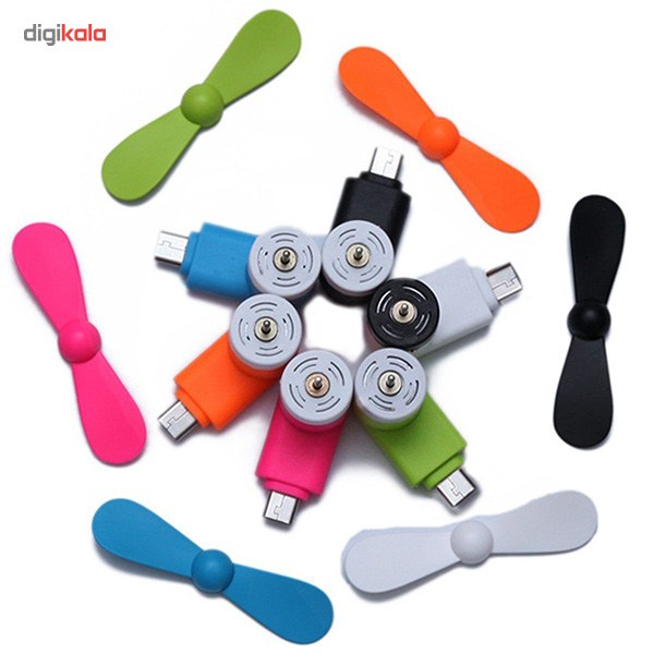 پنکه همراه مدل OTG Mini USB - Image 7
