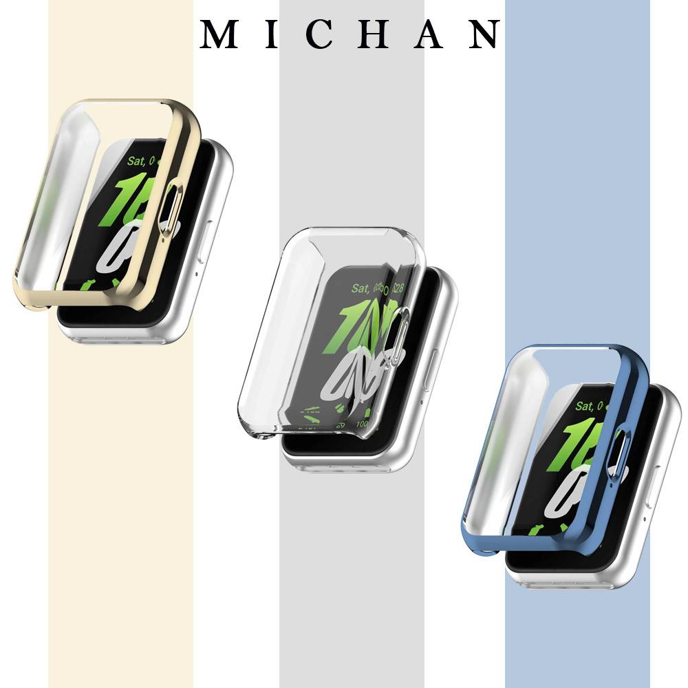 محافظ صفحه نمایش میچان مدل PLASTIC مناسب برای سلاعت هوشمند سامسونگ Galaxy Fit 3 - Image 3
