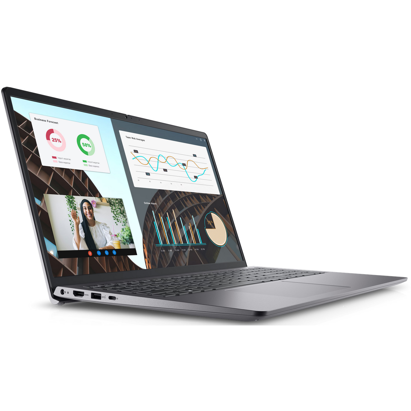 لپ تاپ 15.6 اینچی دل مدل Vostro 3530-i3 1305U-8GB DDR4 2666MHz-512GB SSD-IPS 120Hz - Image 6