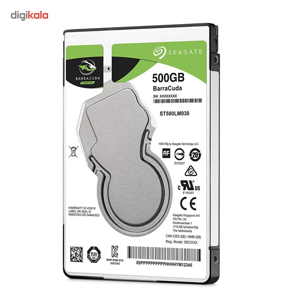 هارد دیسک اینترنال 2.5 اینچی سیگیت مدل ST500LM030 سری BarraCuda ظرفیت 500 گیگابایت - Image 3