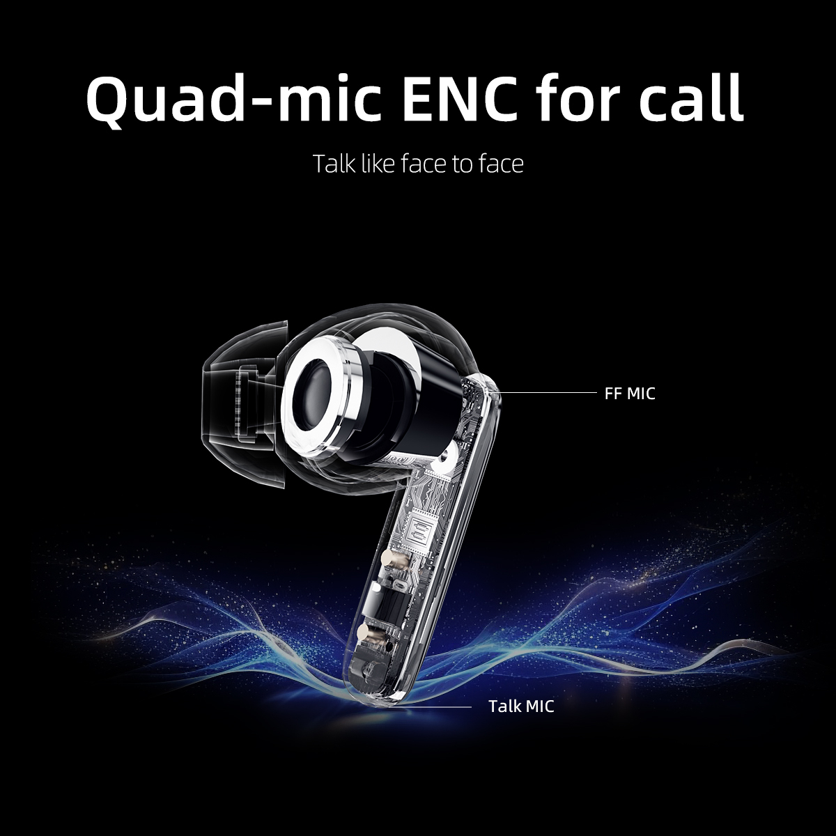 هدفون بلوتوثی برند کیو سی وای مدل T13 ANC2 با نویز کنسلینگ فعال (ANC)، نویز کنسلینگ میکروفون (ENC) و پخش صدای محیطی (Transparency)، درگاه شارژ USB Type-C، با قابلیت اتصال به چند دستگاه، کنترل لمسی، مقاوم در برابر آب و گردوغبار - Image 12