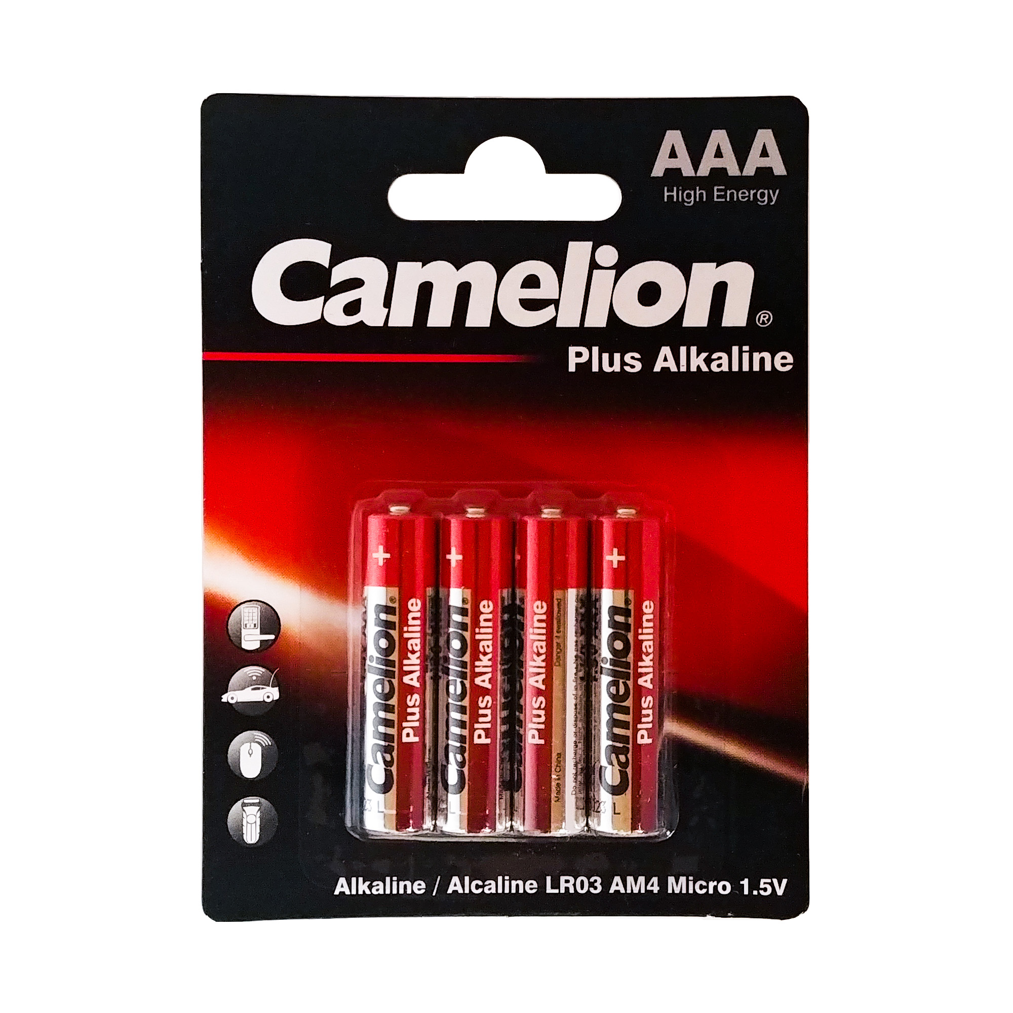 باتری نیم قلمی کملیون مدل Plus Alkaline بسته 4 عددی - Image 2
