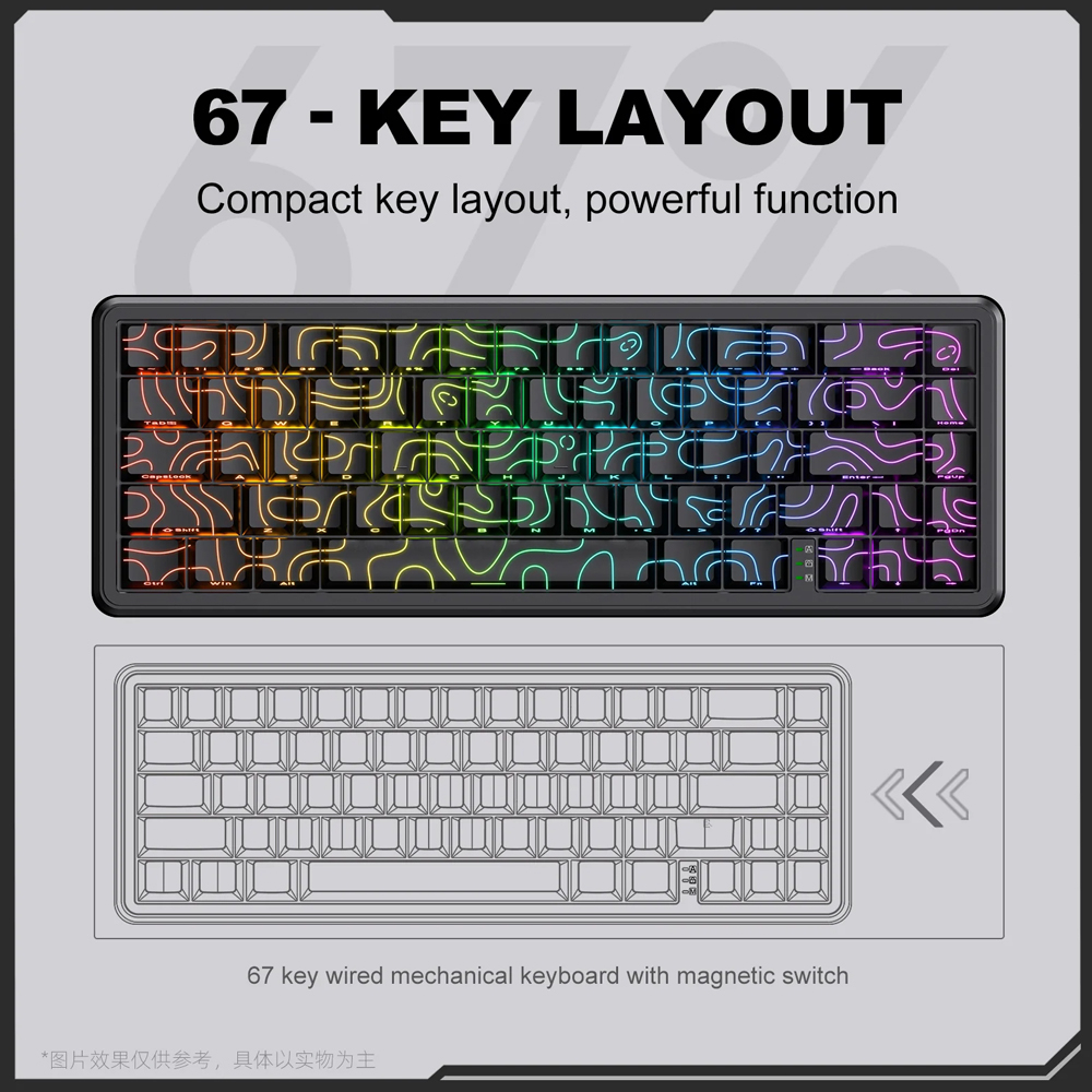 کیبورد گیمینگ اونیکوما مدل G67 - Image 9