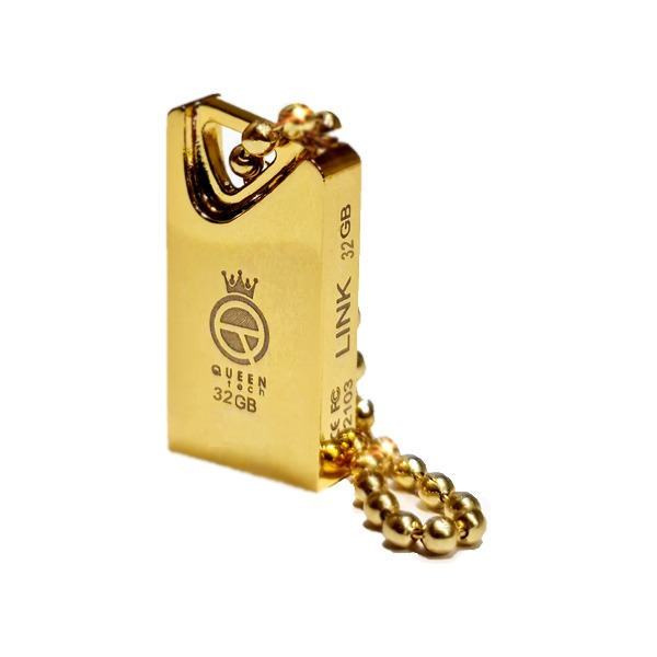 فلش مموری 32 گیگابایت کوئین تک مدل GLINK با رابط USB 2.0، طراحی بند انگشتی فلزی، سازگار با گوشی، تبلت، کامپیوتر و تلویزیون، سرعت انتقال 30 مگابایت بر ثانیه - Image 7