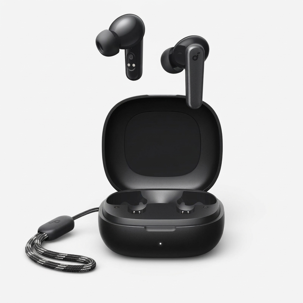 هدفون بلوتوثی مدل SoundCore R50i بدون قابلیت نویز کنسلینگ، درگاه شارژ USB Type-C، دارای فناوری AI-Enhanced Calls برای کاهش نویز و بهبود مکالمات، مقاوم در برابر رطوبت و عرق - Image 3