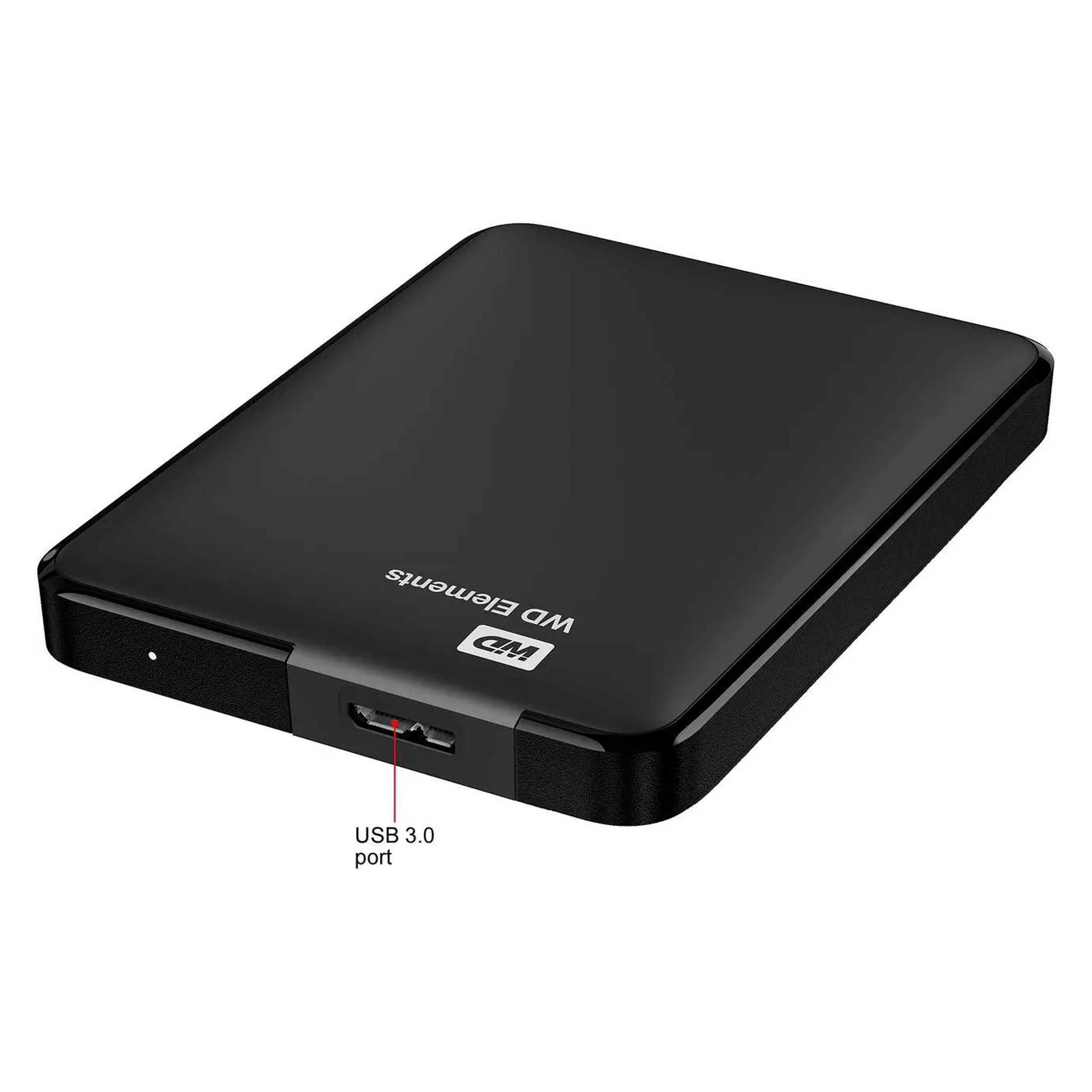 هارد اکسترنال وسترن دیجیتال مدل Elements ظرفیت چهار ترابایت دارای رابط USB Type-A 3.2 - Image 5