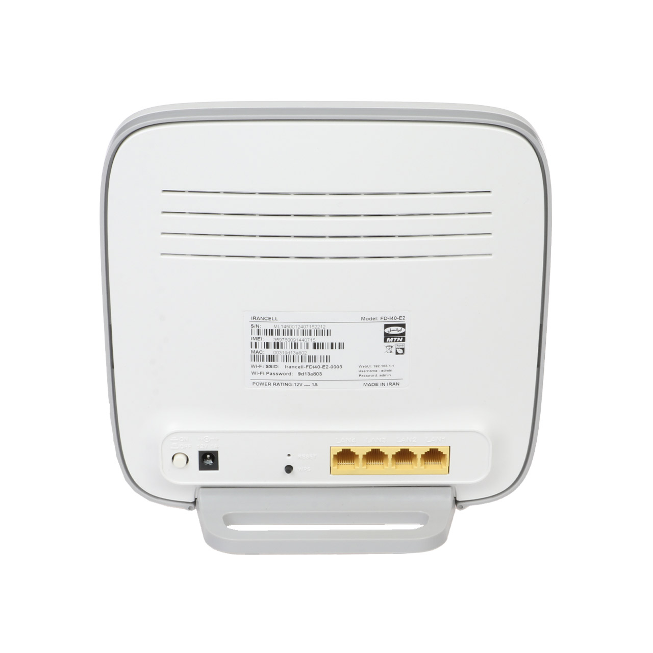 مودم 4G ایرانسل مدل FD-i40 E2 با سرعت انتقال داده تا 150 مگابیت بر ثانیه، پشتیبانی از 32 کاربر همزمان، 4 پورت LAN، کلید WPS برای اتصال سریع و امن و قابلیت اتصال بیسیم و باسیم به اینترنت - Image 6