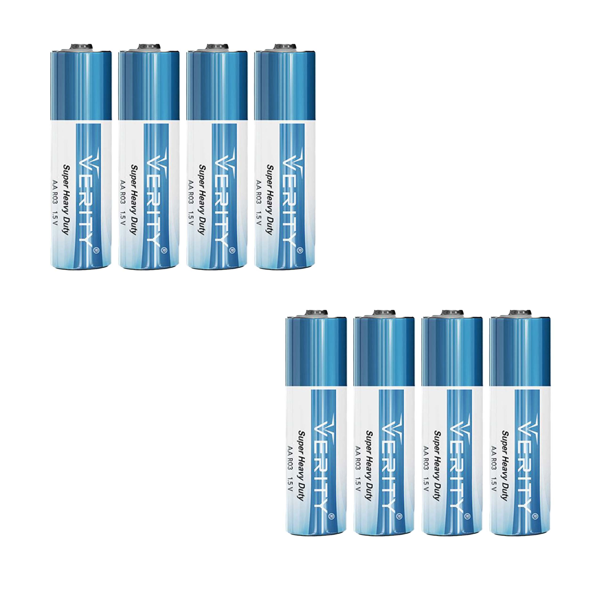 باتری قلمی وریتی مدل Super Heavy Duty بسته هشت عددی - Image 2