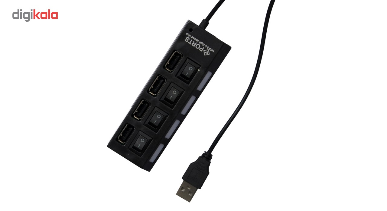 هاب USB 2.0 چهار پورت مدل 02 - Image 2