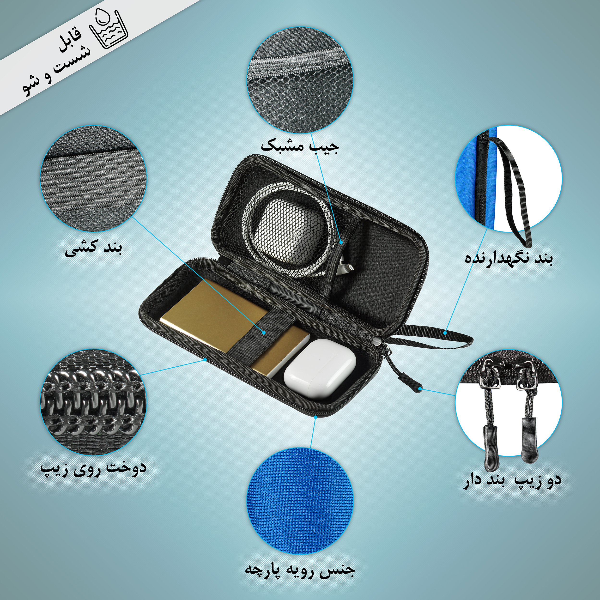 کیف پاوربانک مدل PB9 - Image 4