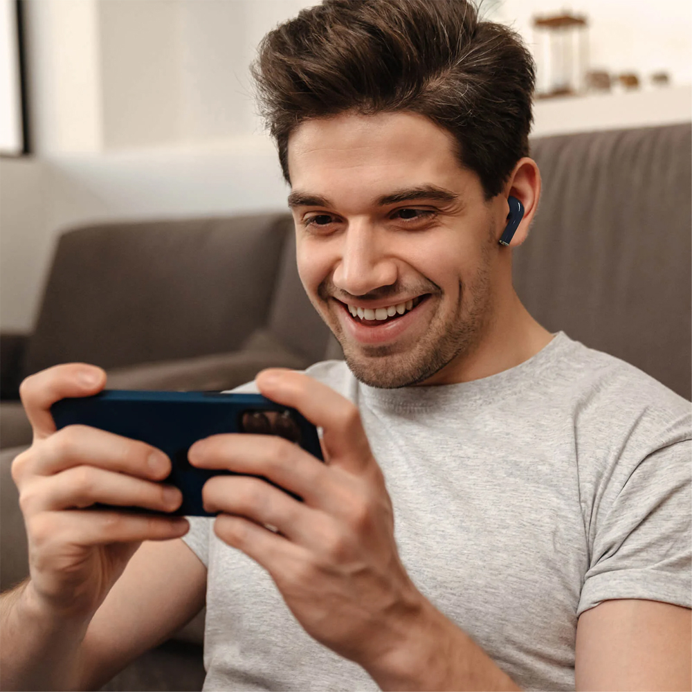 هدفون بلوتوثی هایلو مدل X1 بدون قابلیت نویز کنسلینگ، درگاه شارژ USB Type-C، مقاوم در برابر رطوبت و عرق - Image 11