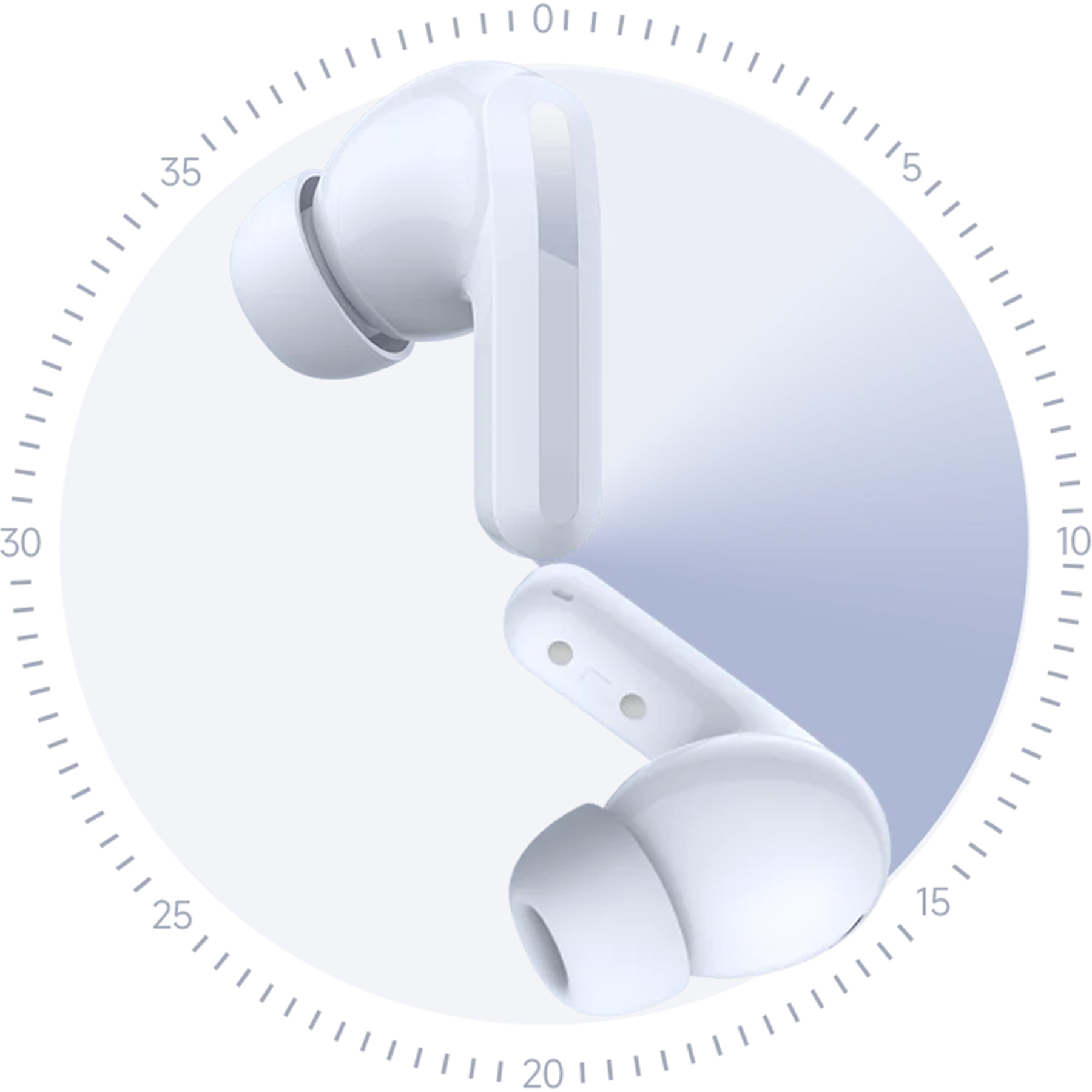 هدفون بلوتوثی شیائومی مدل Redmi Buds 5 با نویز کنسلینگ فعال (ANC)، درگاه شارژ USB Type-C، دارای نشانگر روی محفظه شارژ - Image 17