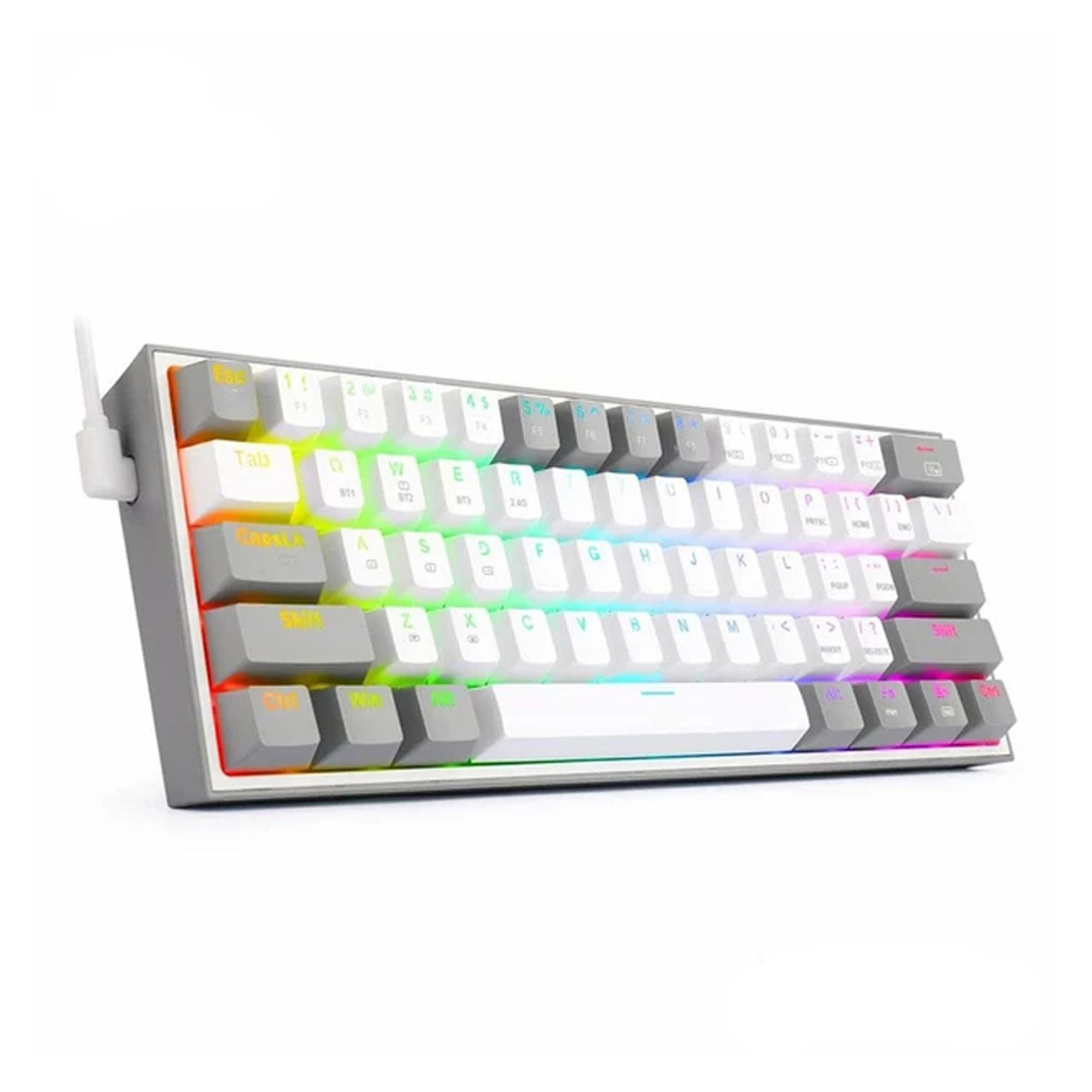 کیبورد گیمینگ ردراگون مدل K617 FIZZ، سوییچ مکانیکال قرمز، Tenkeyless، نورپردازی RGB - Image 17