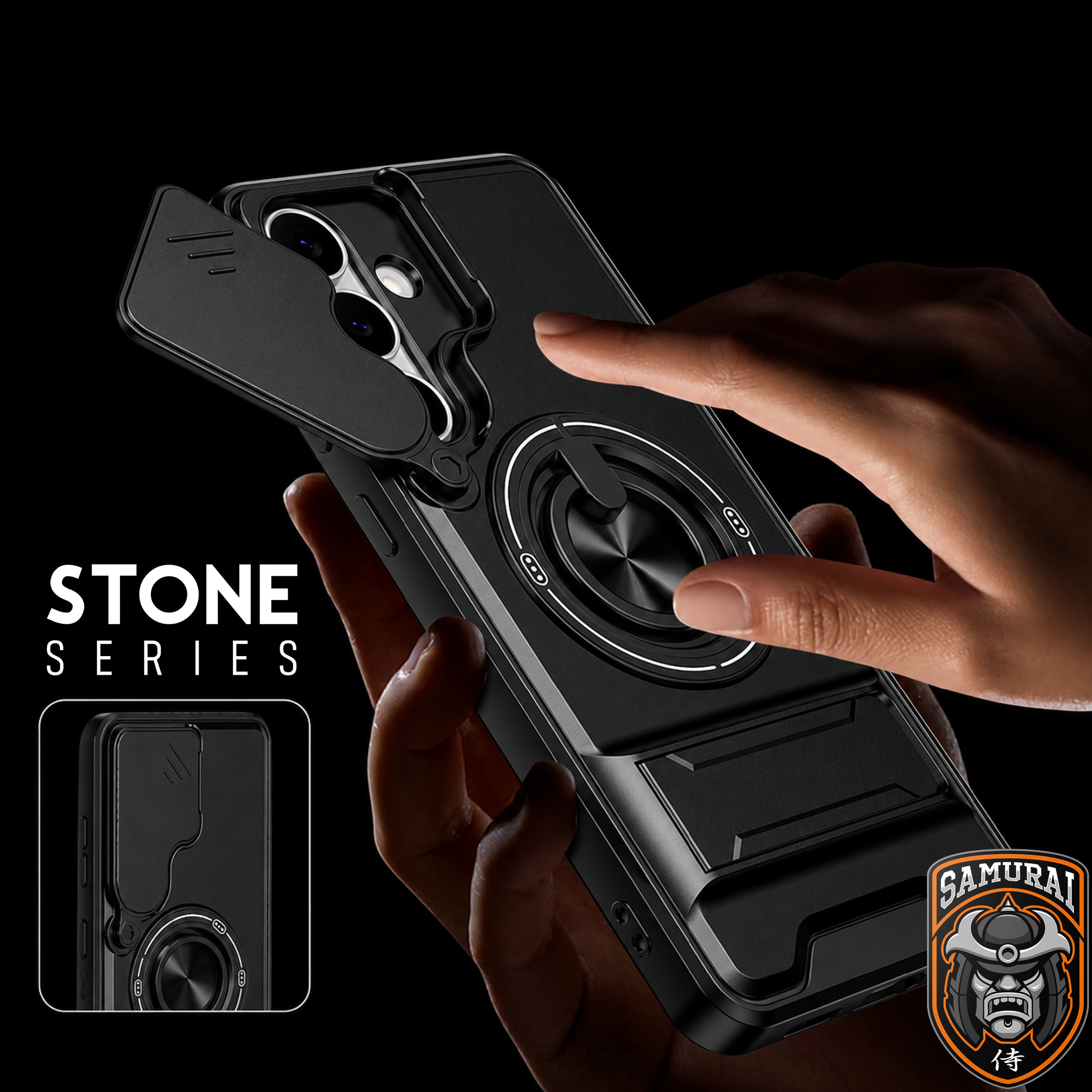 کاور سامورایی مدل Stone مناسب برای گوشی موبایل سامسونگ Galaxy S25 FE - Image 3