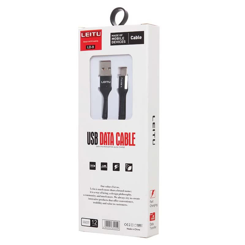 کابل تبدیل USB به USB-C لیتو مدل LD9 طول 1 متر - Image 6