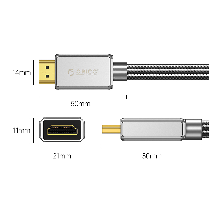 کابل HDMI 8K ورژن ۲.۱ اوریکو مدل H8AY-20 - Image 2