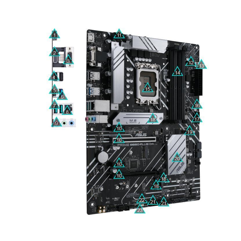 مادربرد ایسوس مدل PRIME B660-PLUS D4 - Image 6
