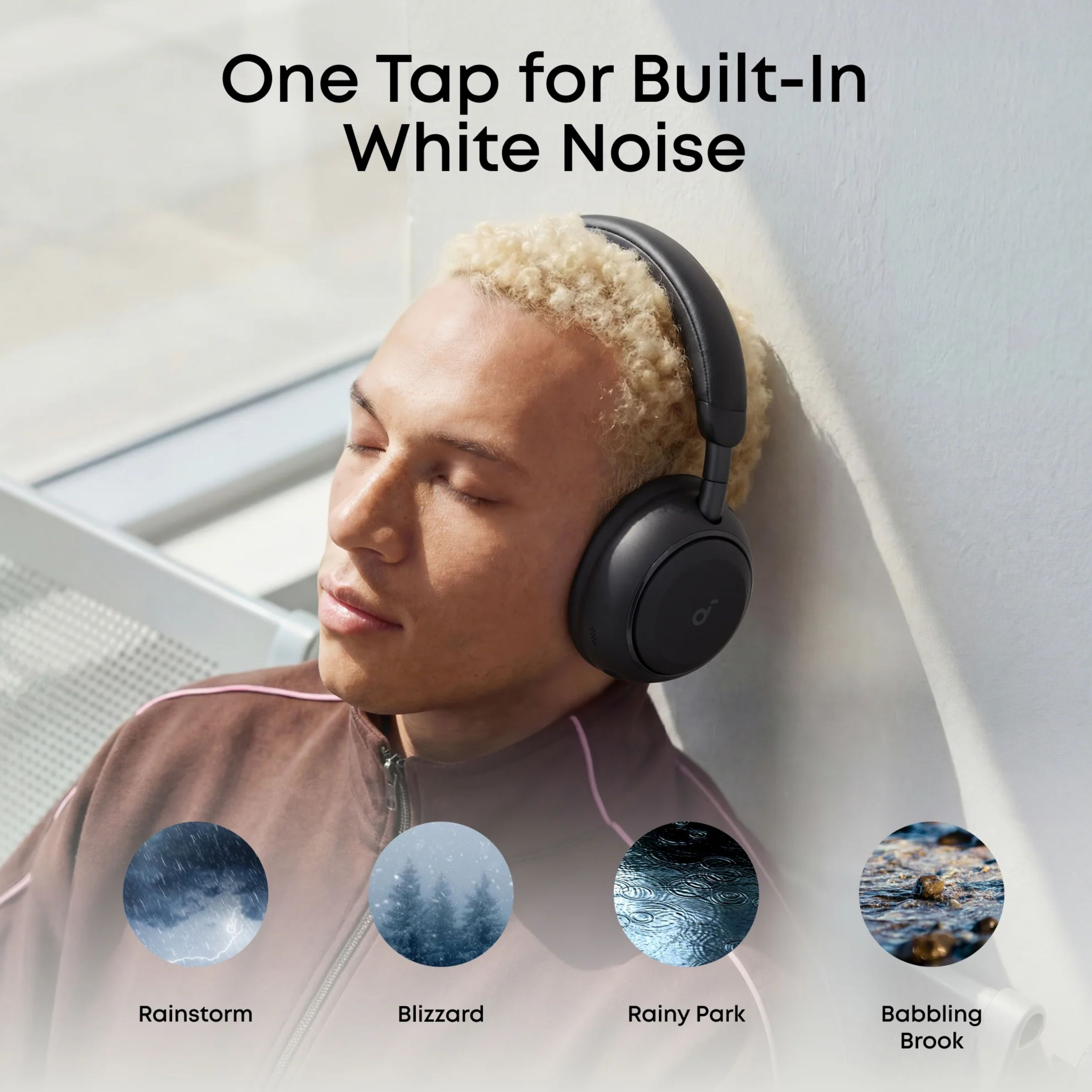 هدفون بلوتوثی انکر مدل Soundcore Space 2 با نویز کنسلینگ فعال ANC، صدای Hi-Res و شارژدهی تا 70 ساعت - Image 9