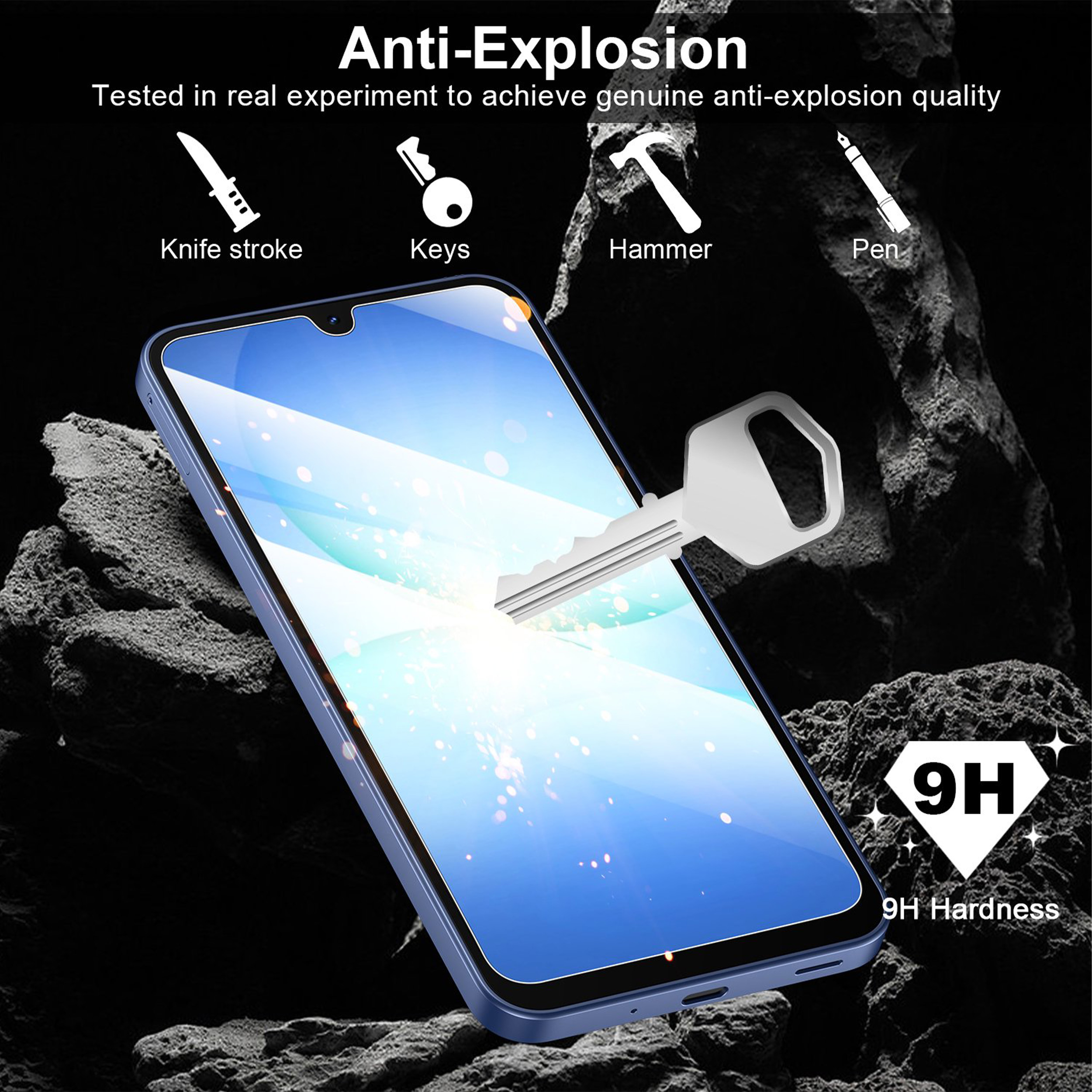 محافظ صفحه نمایش سامورایی مدل Invisiglass مناسب برای گوشی موبایل سامسونگ Galaxy A07 / A06 - Image 5