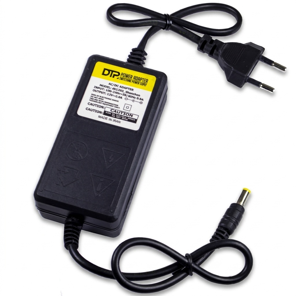 آداپتور 12 ولت 2 آمپر دی آی پی مدل 12V-2A