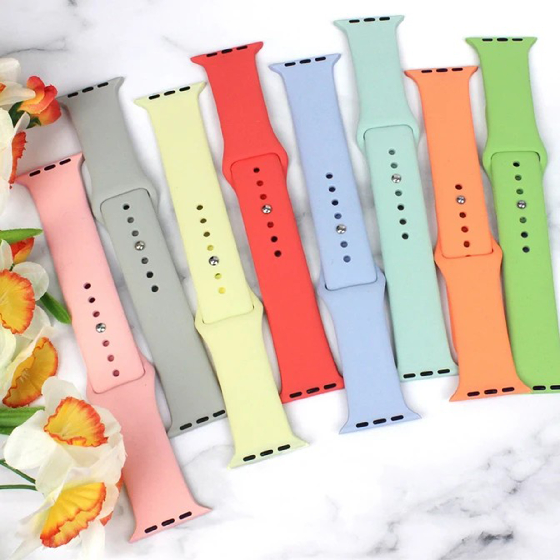 بند راینو مدل Silicone مناسب برای اپل واج سایز 44 / 45 / 46 / 49 mm - Image 11