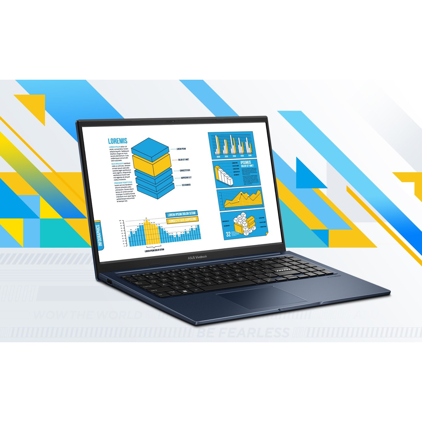 لپتاپ ایسوس مدل Vivobook 15 A1504VA-NJ539 با پردازنده Core i7-1355U، رم DDR4 16GB با فرکانس 3200MHz، حافظه SSD با ظرفیت 512GB، نمایشگر 15.6 اینچ IPS با وضوح Full HD - Image 19