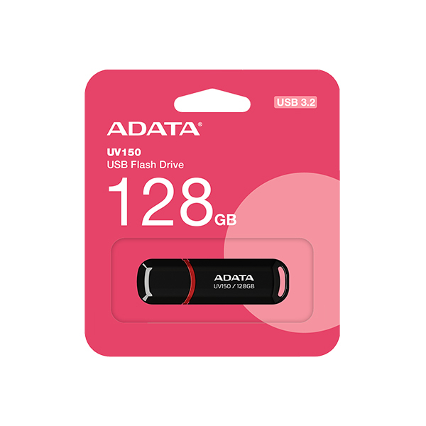 فلش مموری ای دیتا مدل UV150 ظرفیت 128 گیگابایت با رابط USB 3.2 Gen1 و پشتیبانی از انواع سیستمعامل، طراحی درپوشدار و سازگار با کامپیوتر، لپتاپ، موبایل و تلویزیون - Image 5