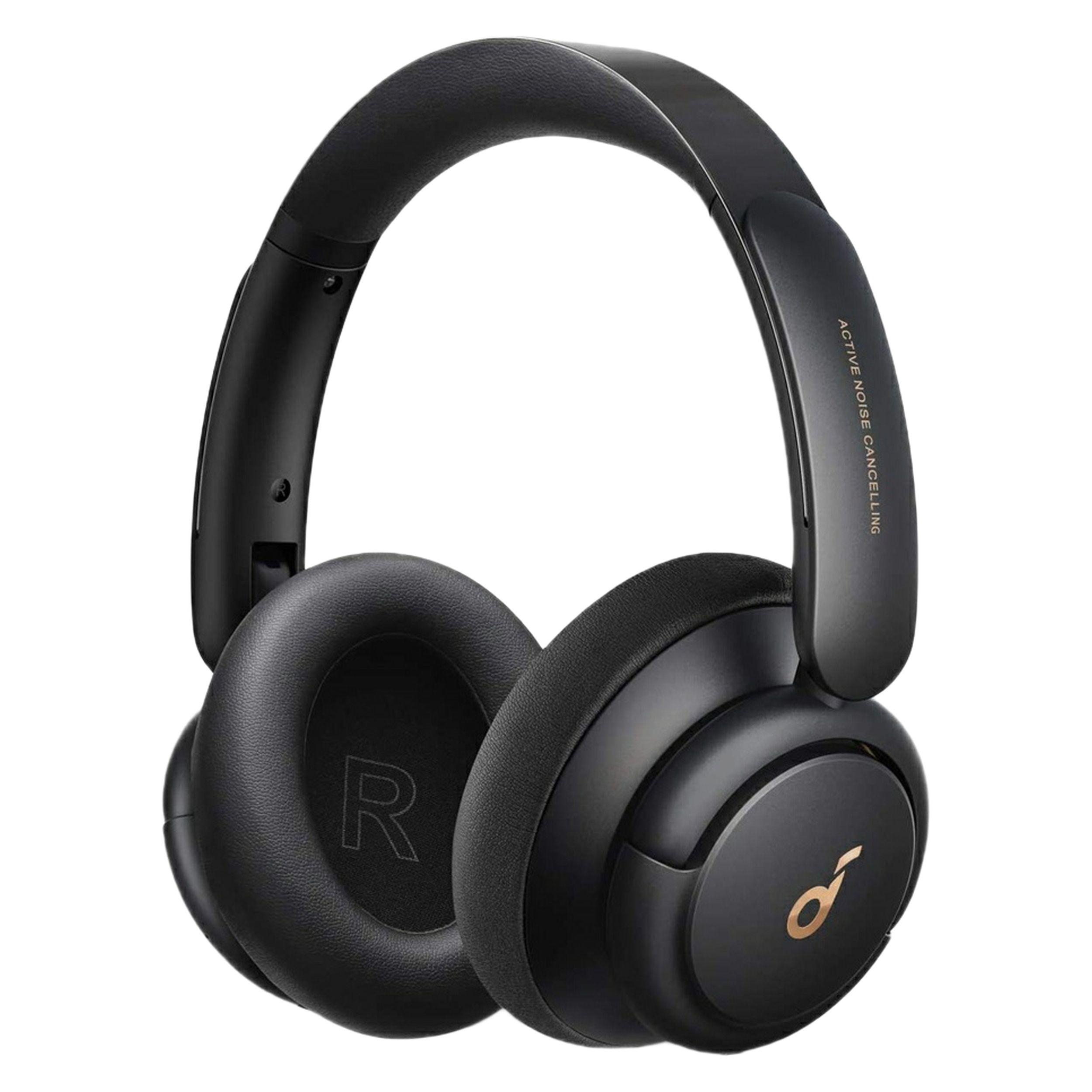 هدفون بلوتوثی انکر مدل SoundCore Life Q30 با نویز کنسلینگ فعال (ANC)، درگاه شارژ USB Type-C، دارای میکروفون دوگانه با حذف نویز، مجهز به فناوری Hi-Res Audio، دارای حالت Transparency برای شنیدن صدای محیط - Image 2
