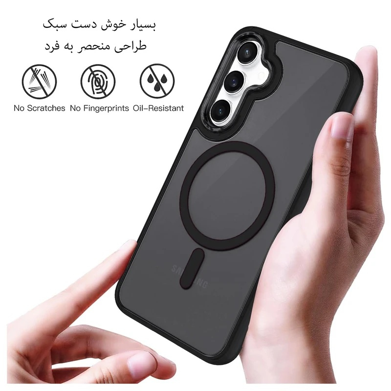 کاور کیس مدل Magsafe-A 57 طرح مگ سیف مات مناسب برای گوشی موبایل سامسونگ Galaxy A57 5G / A57 - Image 3