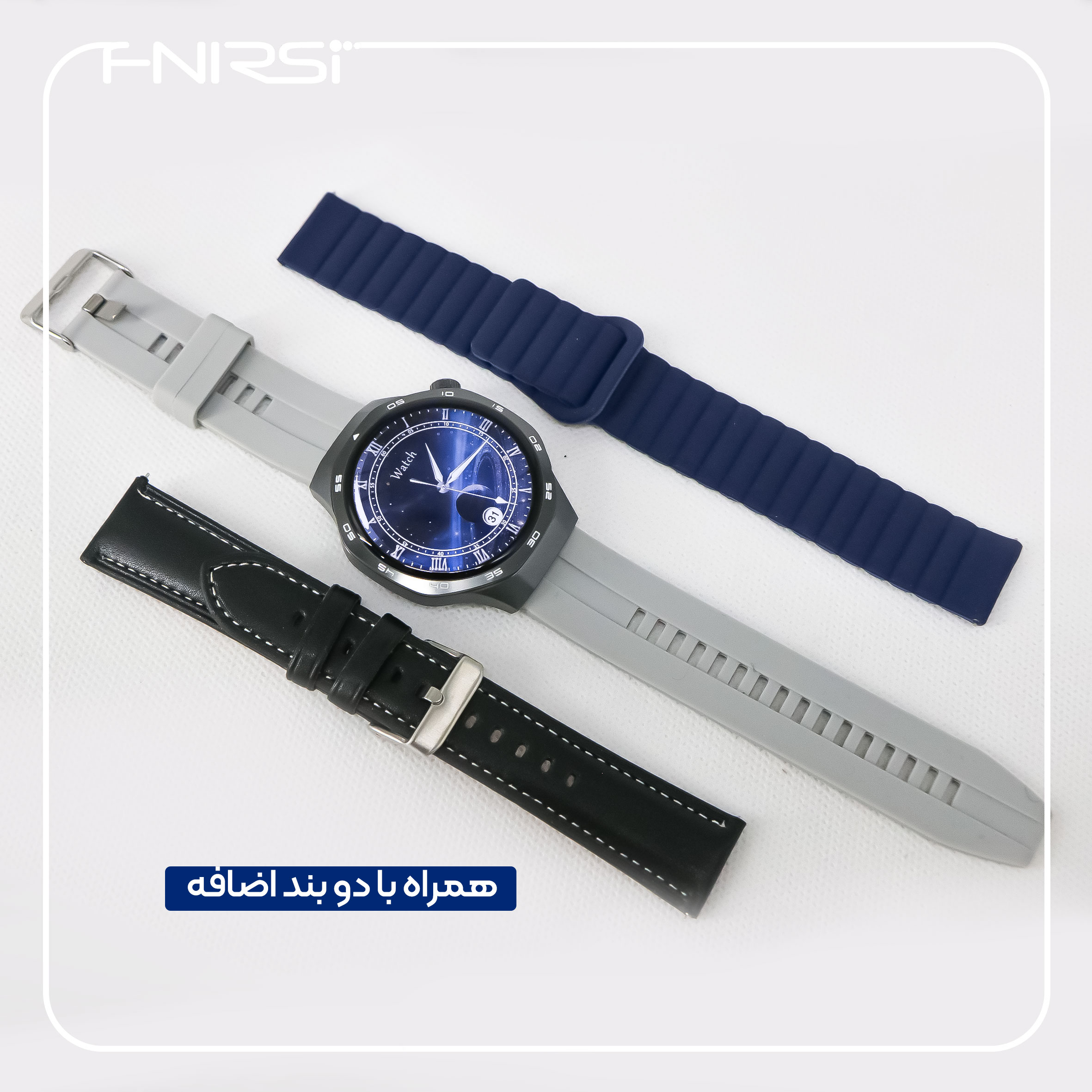 ساعت هوشمند 47 میلی متری فنیرسی مدل S370i با بند سیلیکونی - Image 10