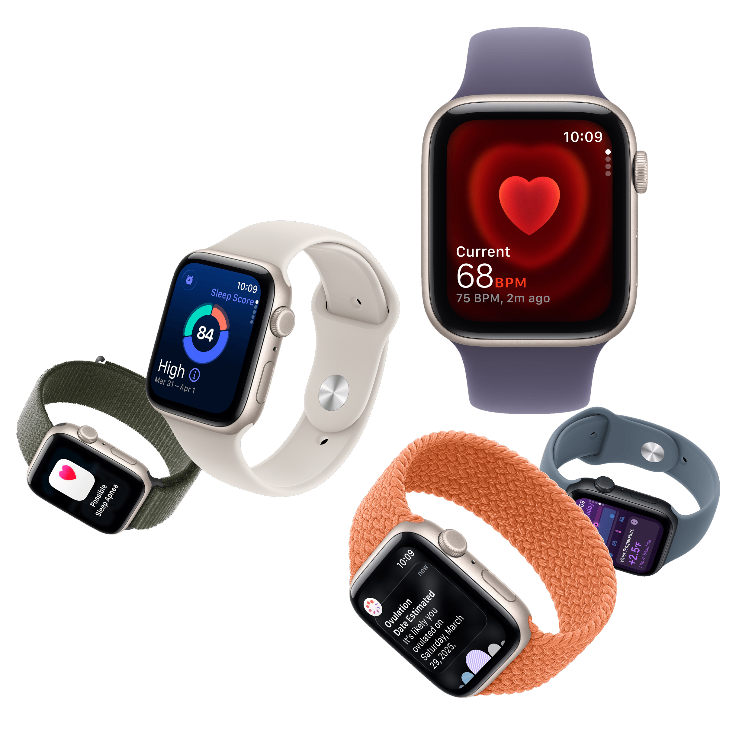 ساعت هوشمند 40 میلی متری اپل مدل SE 3 Aluminum Case با بند سیلیکونی - Image 13