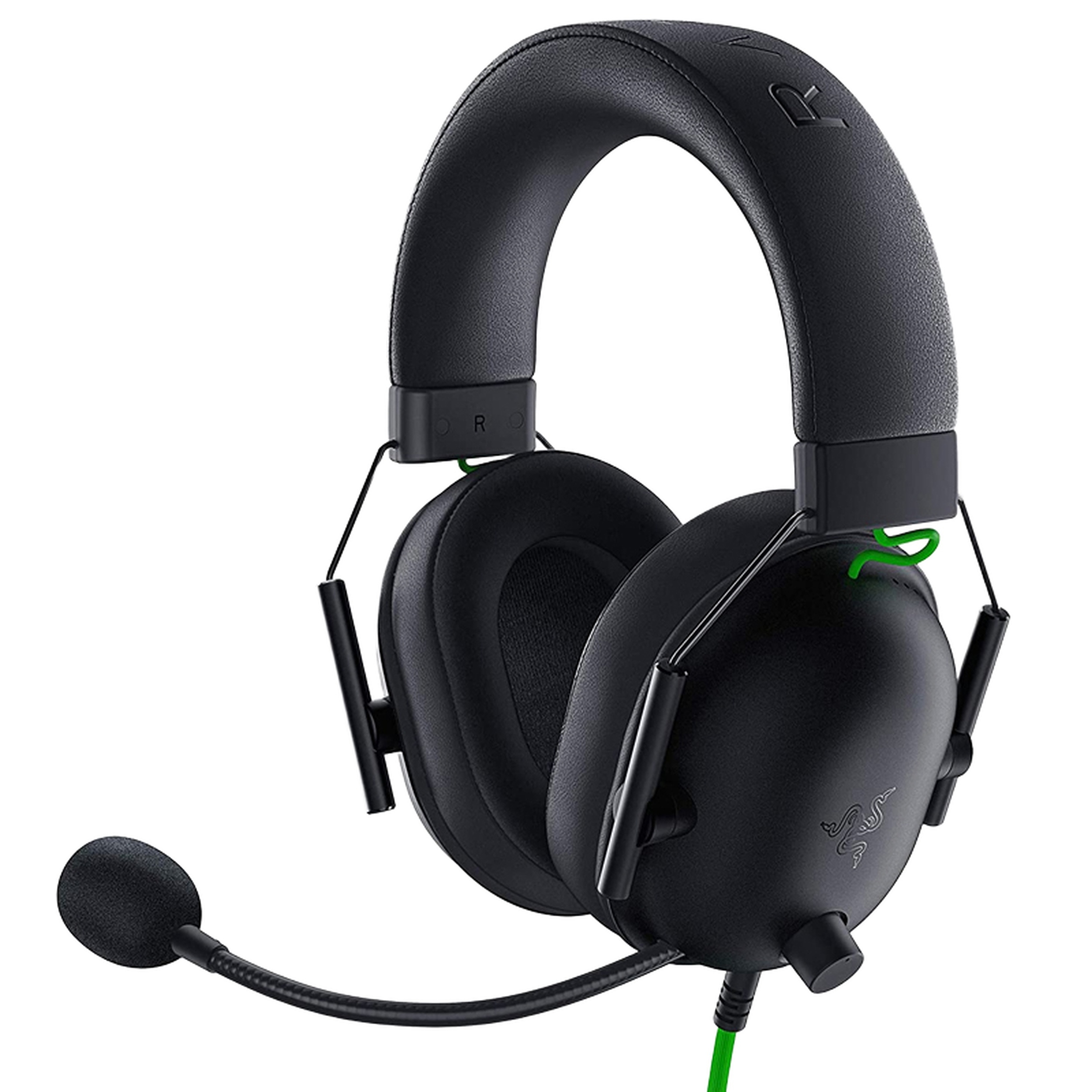 هدست گیمینگ ریزر مدل BlackShark V2 X با نویز کنسلینگ بدنه و نویز کنسلینگ میکروفون (ENC)، اتصال از طریق جک 3.5 میلیمتری، دارای صدای فراگیر 7.1 کاناله، دارای تکنولوژی صدای 360 درجه - Image 2