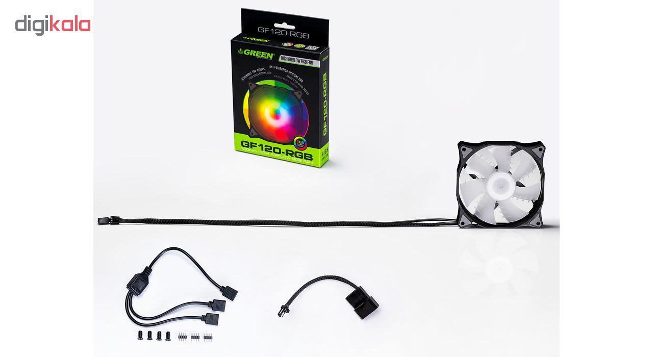 فن کیس گرین مدل GF120RGB - Image 8