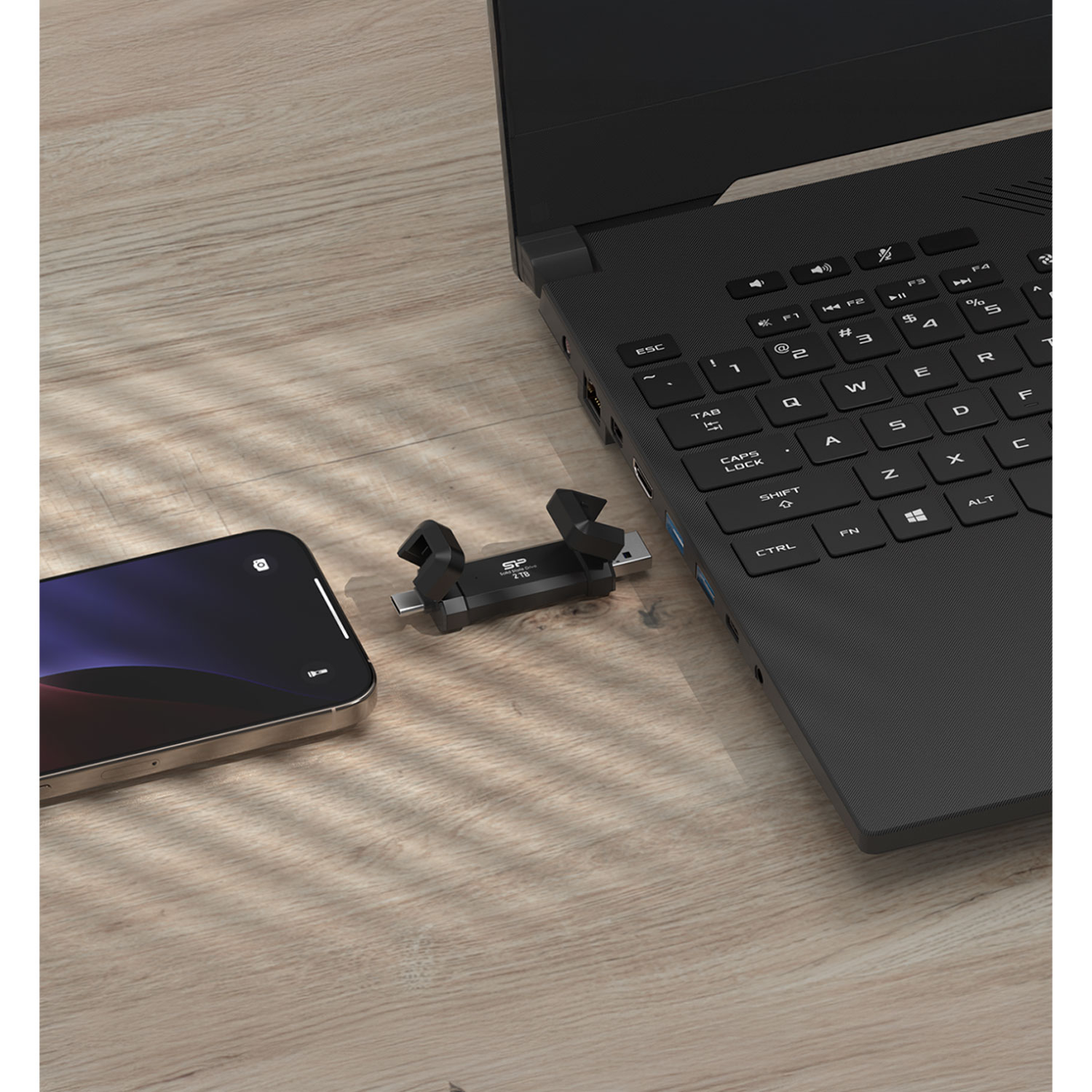 اس اس دی اکسترنال سیلیکون پاور مدل DS72 ظرفیت 1 ترابایت رابط USB 3.2 Gen2 - Image 12