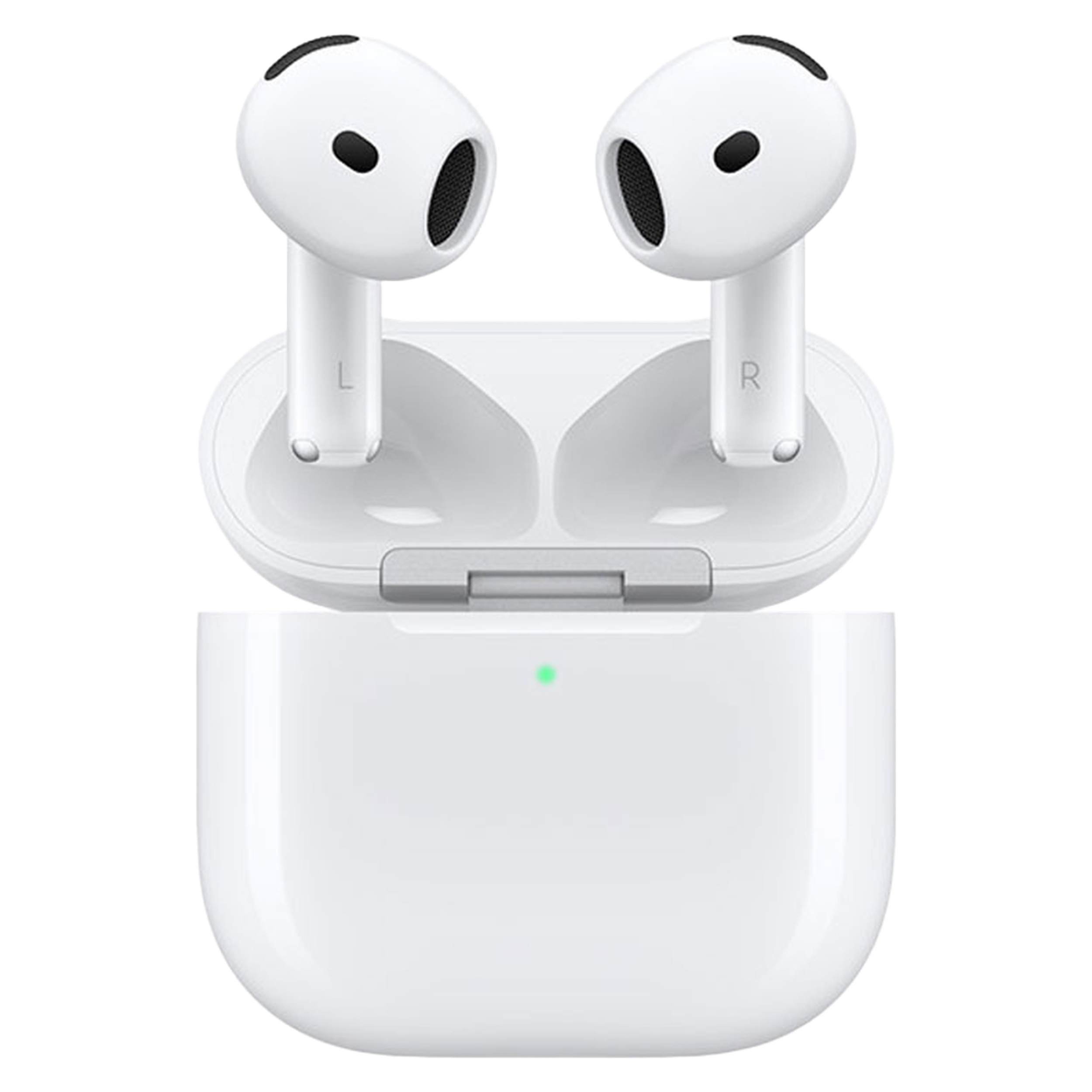 هدفون بلوتوثی اپل مدل AirPods 4 دارای نویز کنسلینگ، درگاه شارژ USB-Type-C و شارژ بی سیم، با قابلیت اتصال به چند دستگاه، پشتیبانی از فرمان لمسی و دستیار صوتی، نشانگر LED، مقاوم در برابر پاشش آب و گرد و غبار - Image 2