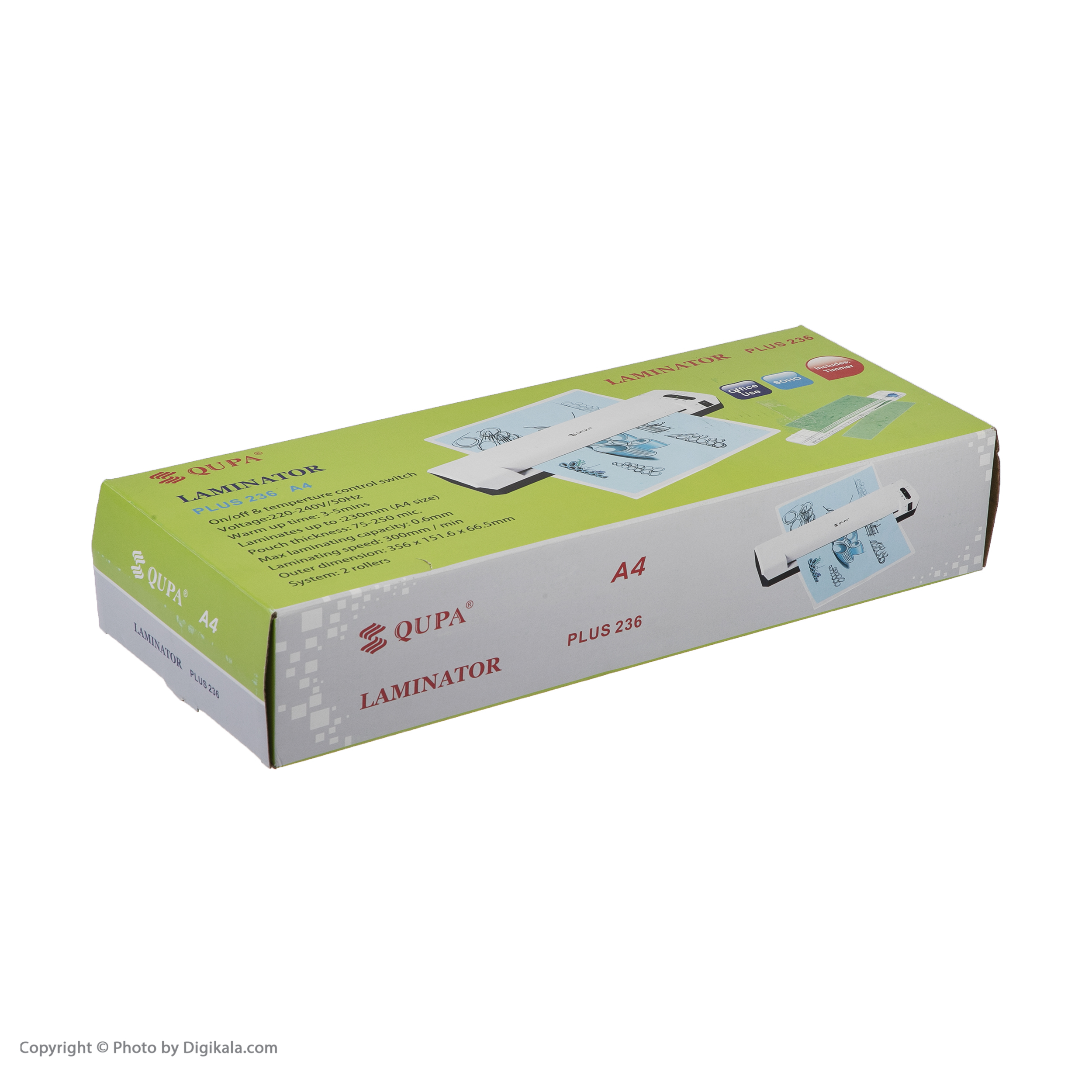 دستگاه پرس کارت و لمینت کیوپا مدل Plus236 - Image 7