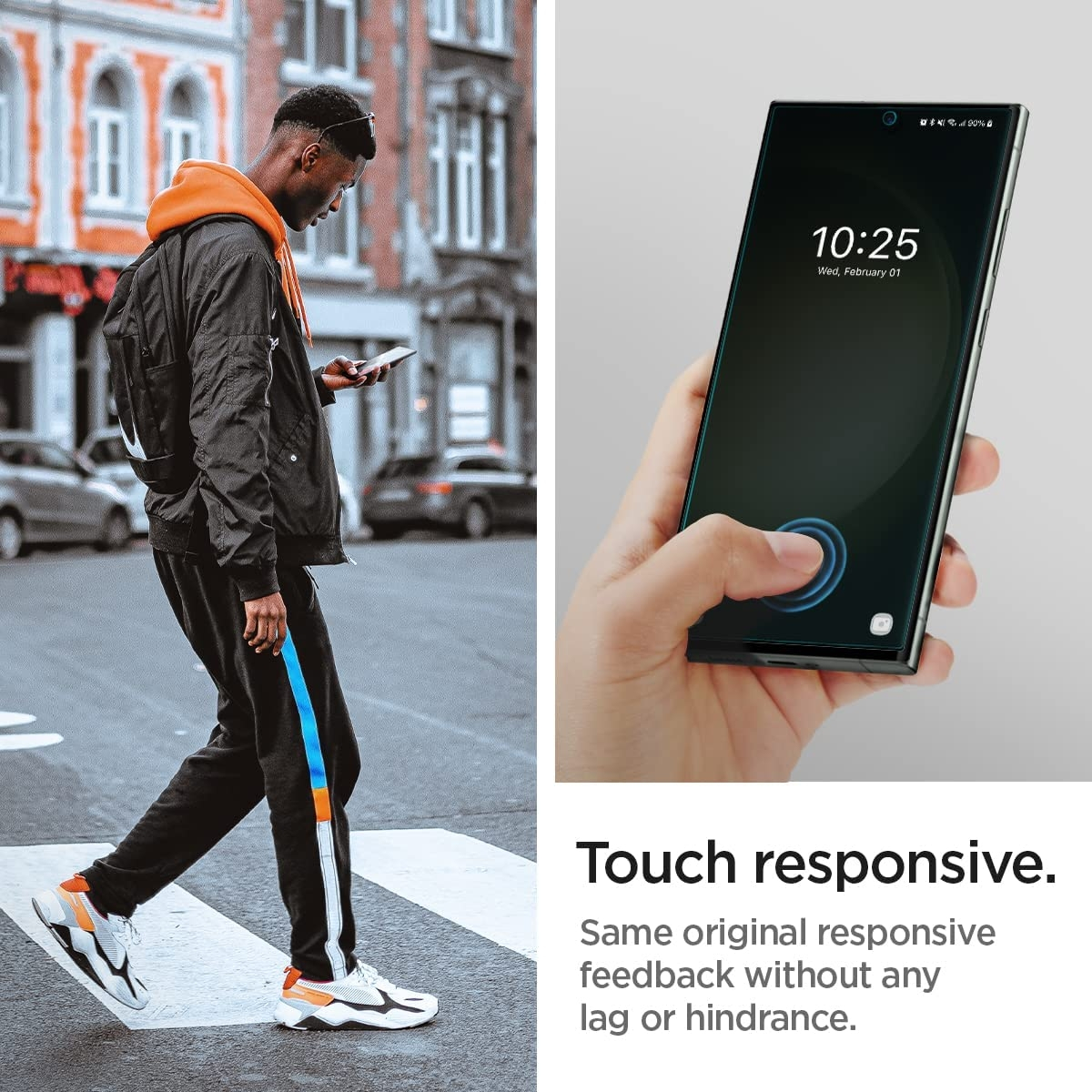 محافظ صفحه نمایش بادیگارد مدل HydroGel مناسب برای گوشی موبایل سامسونگ Galaxy S23 Ultra به همراه محافظ پشت گوشی - Image 3