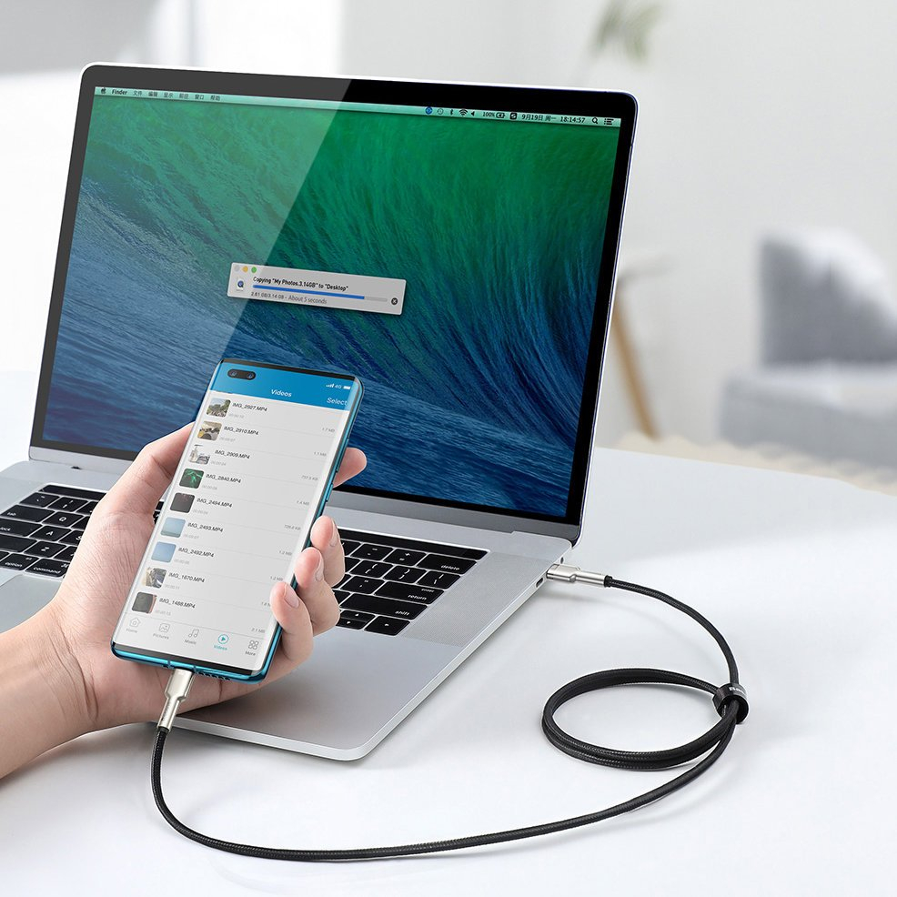 کابل تبدیل USB Type C به USB Type C باسئوس مدل CATJK طول 2 متر - Image 17