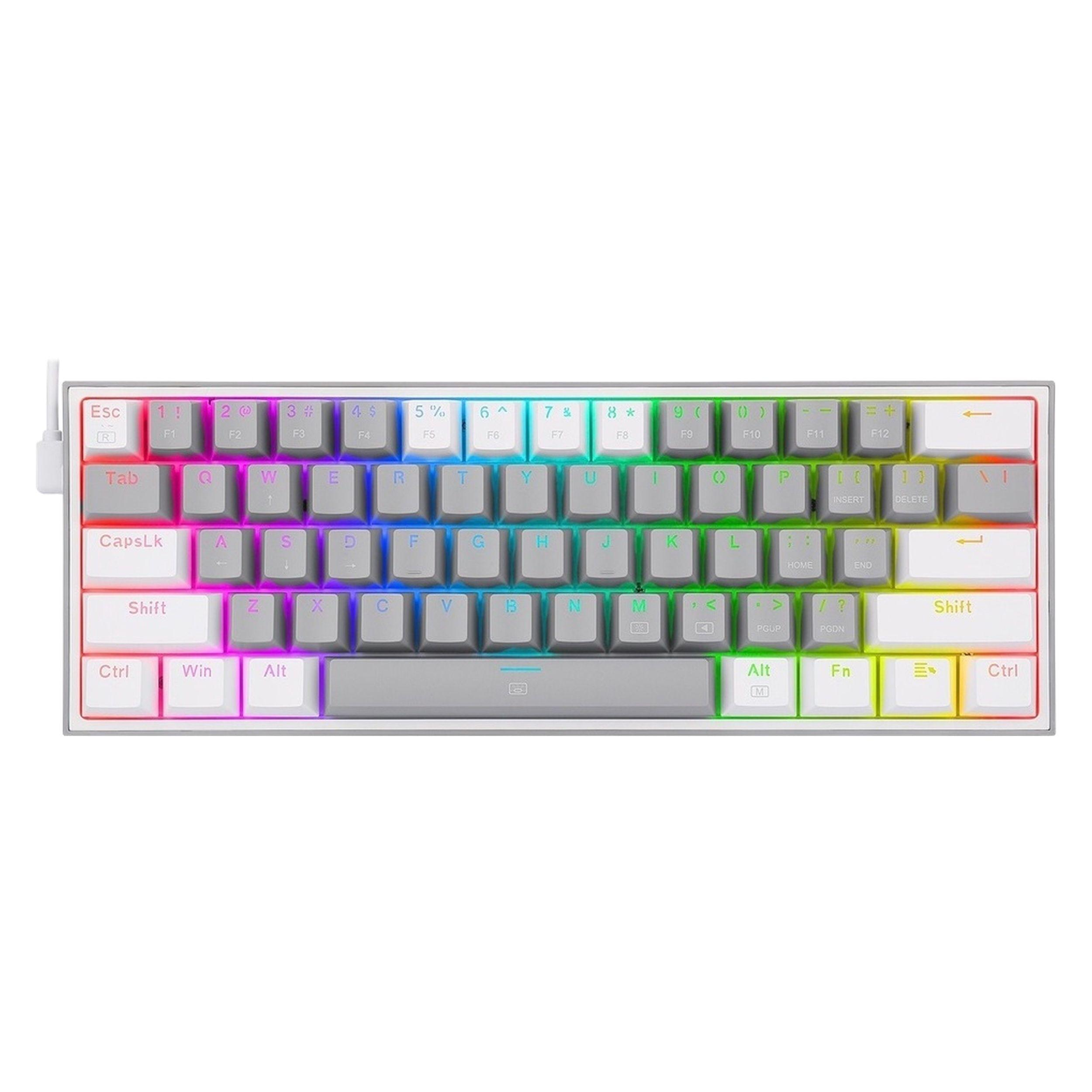 کیبورد گیمینگ ردراگون مدل K617 FIZZ، سوییچ مکانیکال قرمز، Tenkeyless، نورپردازی RGB - Image 4