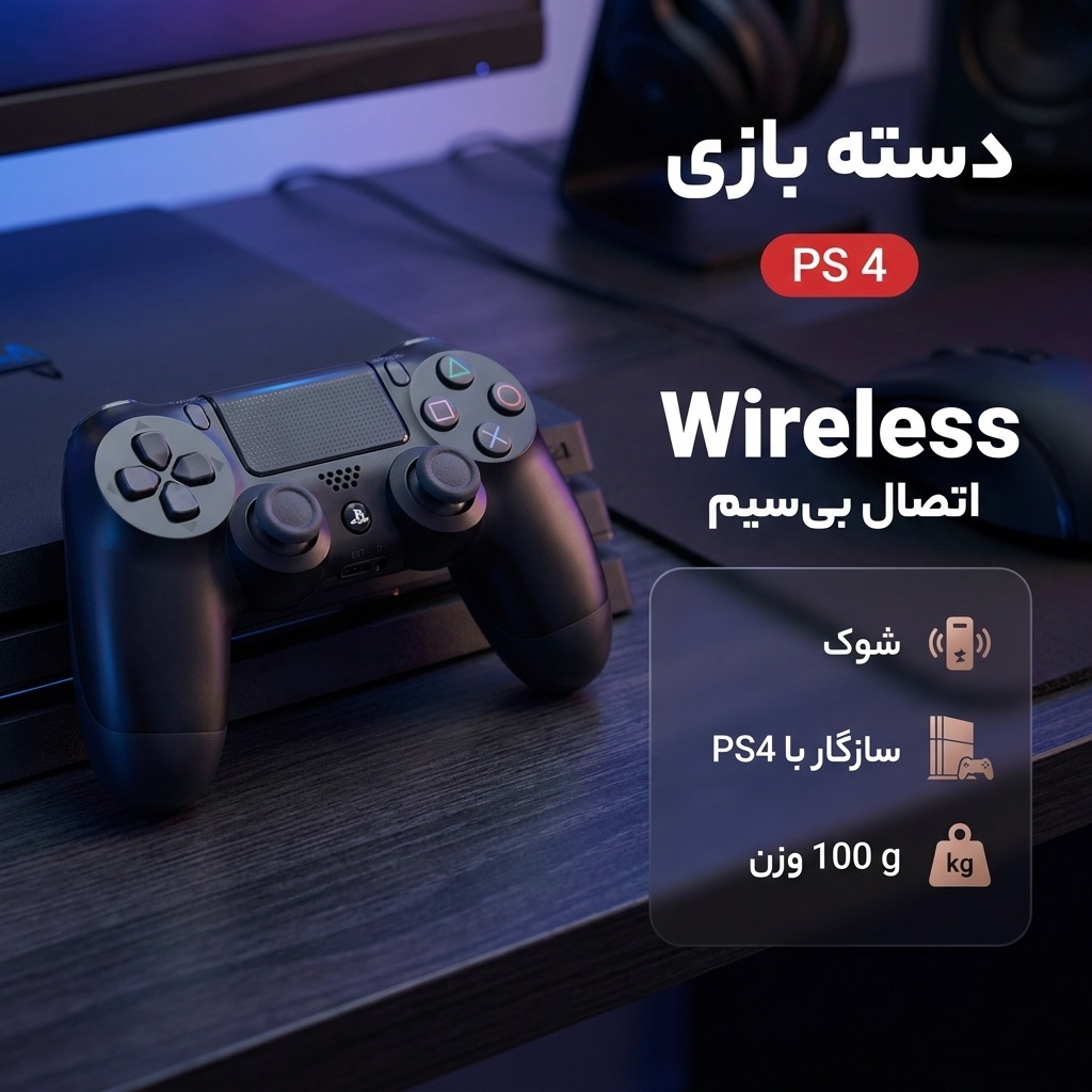 دسته بازی مدل PS 4 - Image 2